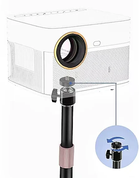 Salange Гибкий штатив-проектор, Универсальный потолочный штатив, 360 Вращающийся штатив, регулируемый, подставка для камеры компьютера