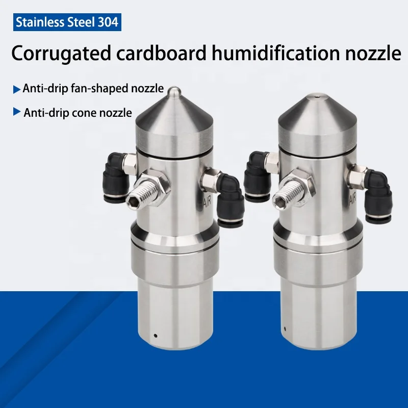 Industrial Painting No-Drip Air Atomizing Nozzle Stainless Steel Corrugated Cardboard Nano-sized Mist Construction Restaurant