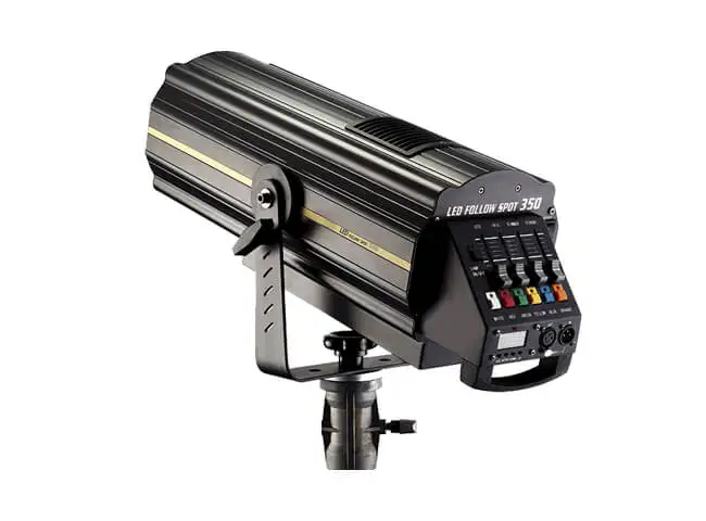 Professional factory 350W zooming LED follow spotlights suitable for TV stations, conference halls