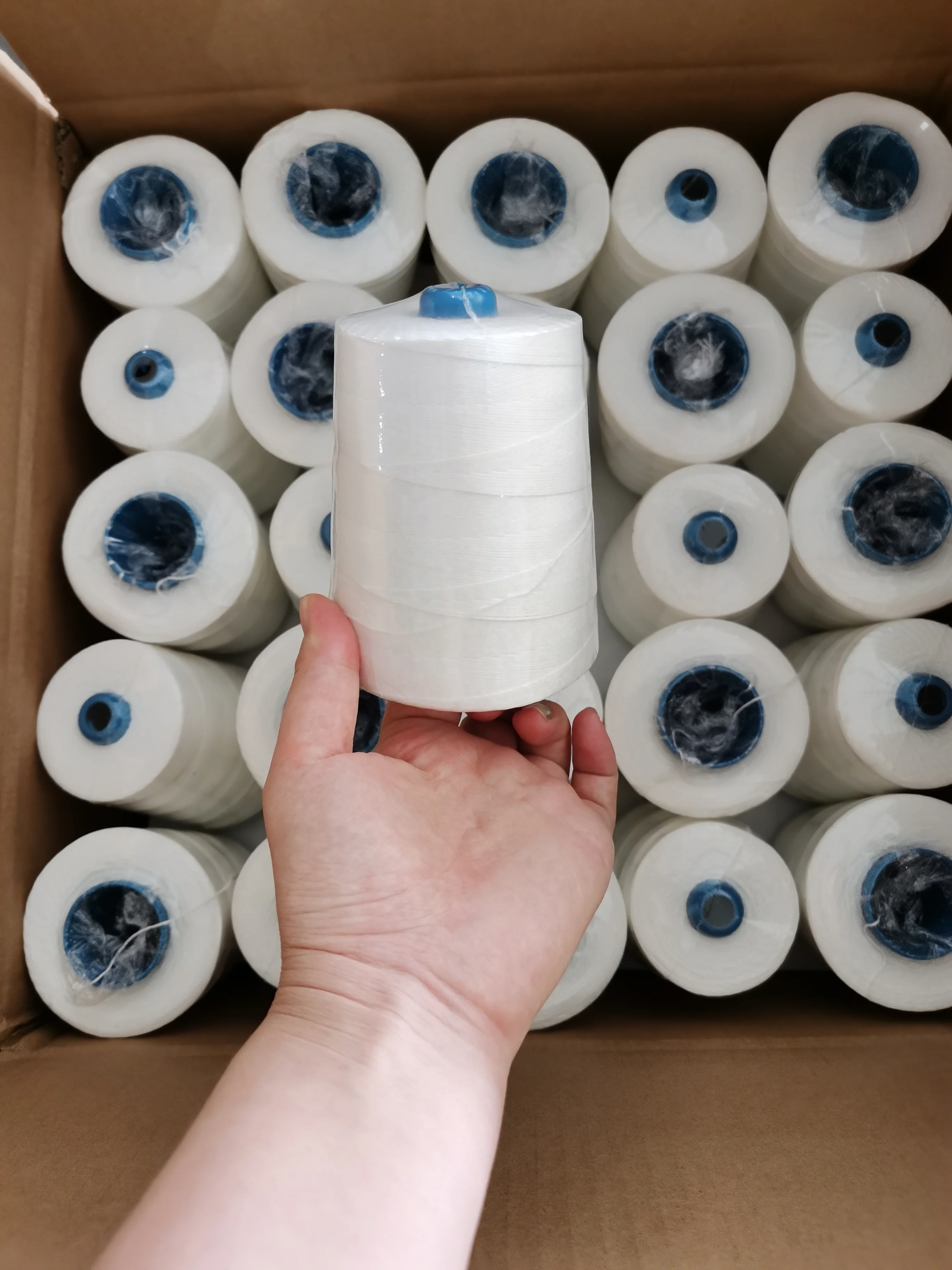 Bag closer thread 100% Polyester Industrial Bag  Sewing Thread  White Thread 20/6 20s/9 12s/4 10s/3