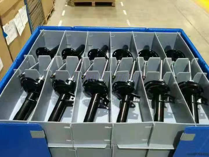 1200*1000mm solid Plastic Honeycomb container manufacturers Plastic Sleeve Pack Pallet Box with skids