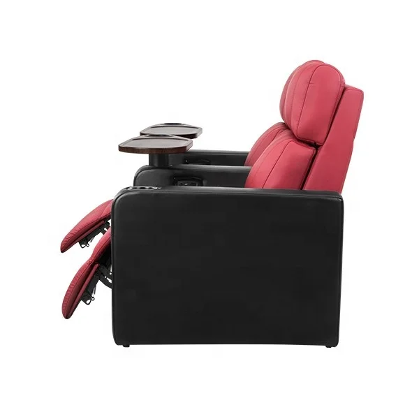 LEADCOM commercial Luxury Leather Electric Vip Cinema Seat recliner sofa Vip Movie Theater Seat  (LS-813B)