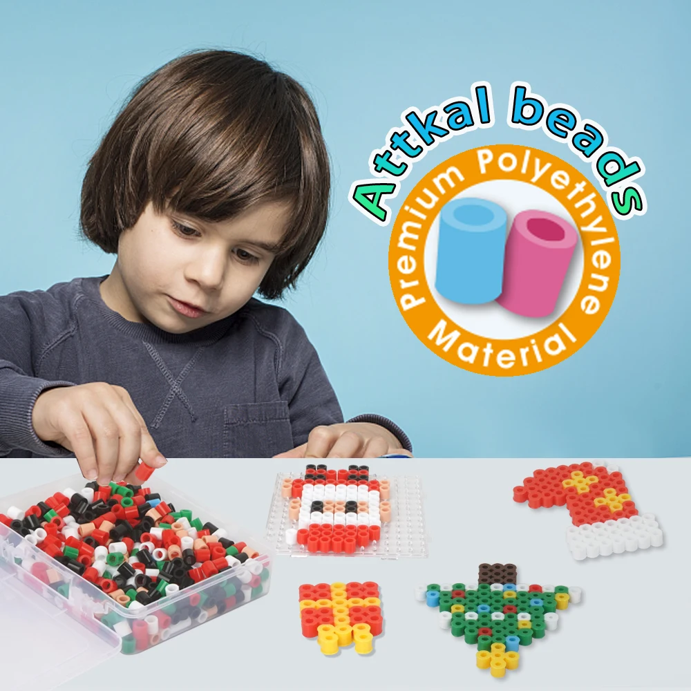 2024 Artkal New Arrival Christmas Gift Toy CX1001 600pcs Perler Beads Set 10mm Maxi Artkal Fuse Bead Kits For Children Age 3-7