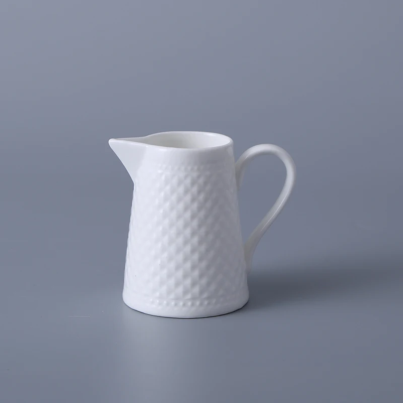 Nordic Style Restaurant bone china dinnerware hotel ceramic custom gravy boat