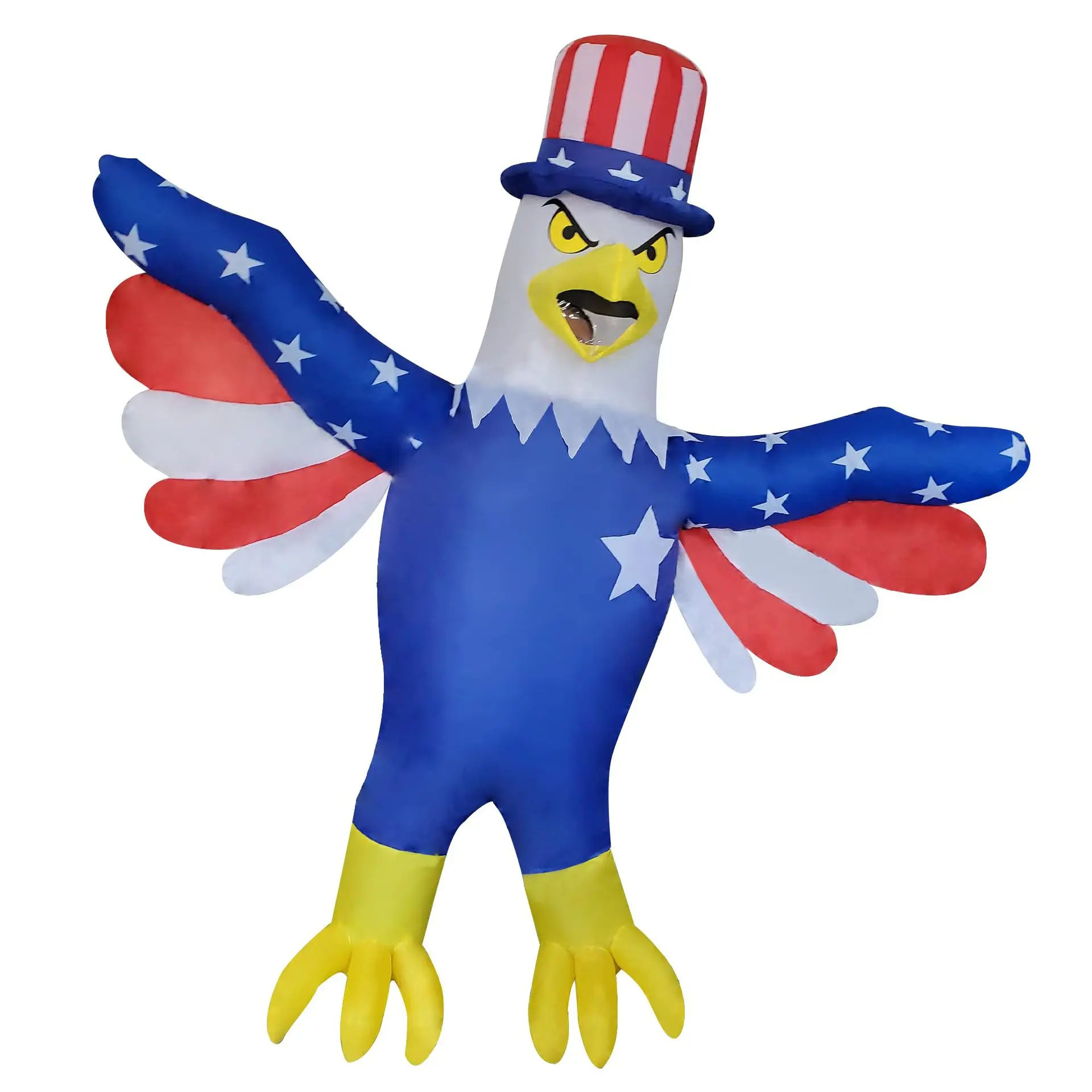 Adult Patriotic American Flag Eagle Cosplay Mascot Halloween Carnival Party Inflatable Costumes