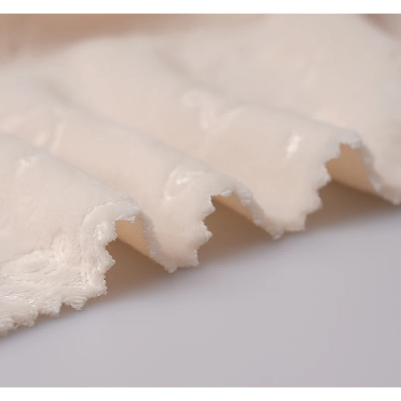 Knitted Polyester Spandex Crystal Velvet Fabric For Mattress Fabric Stretch Embossed Fabric