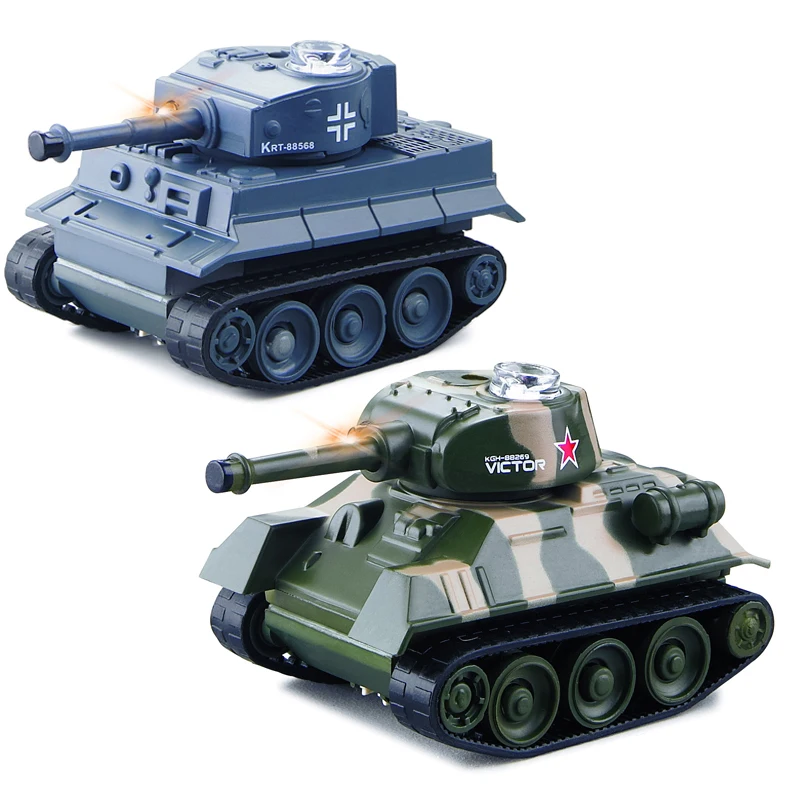 Simulation 2.4Ghz Rc Battle Tank Boys Military Vehicle Gift Toys Rechargeable Miniature Vehicle Remote Control Tank For Kids