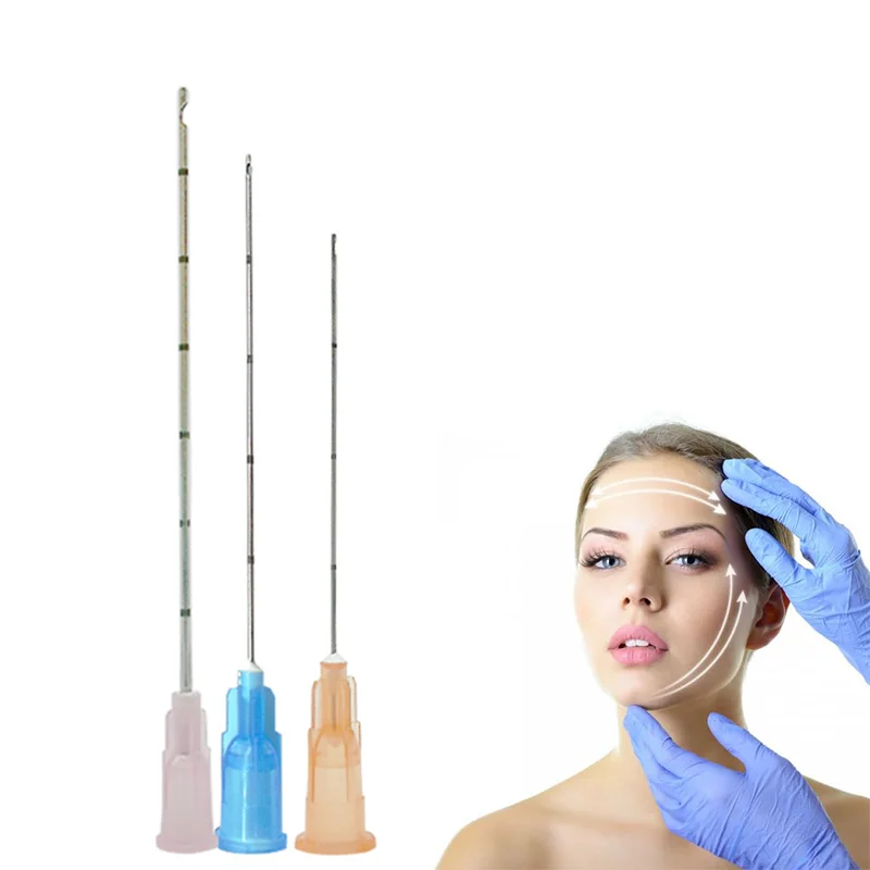 Корея 27 г 30 г Одноразовые тонкие нитро cannula шприц тупой наконечник пирсинг иглы