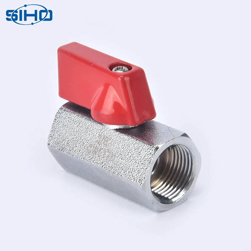3/8 Inch stainless steel 304 cw617n mini ball valve with female thread