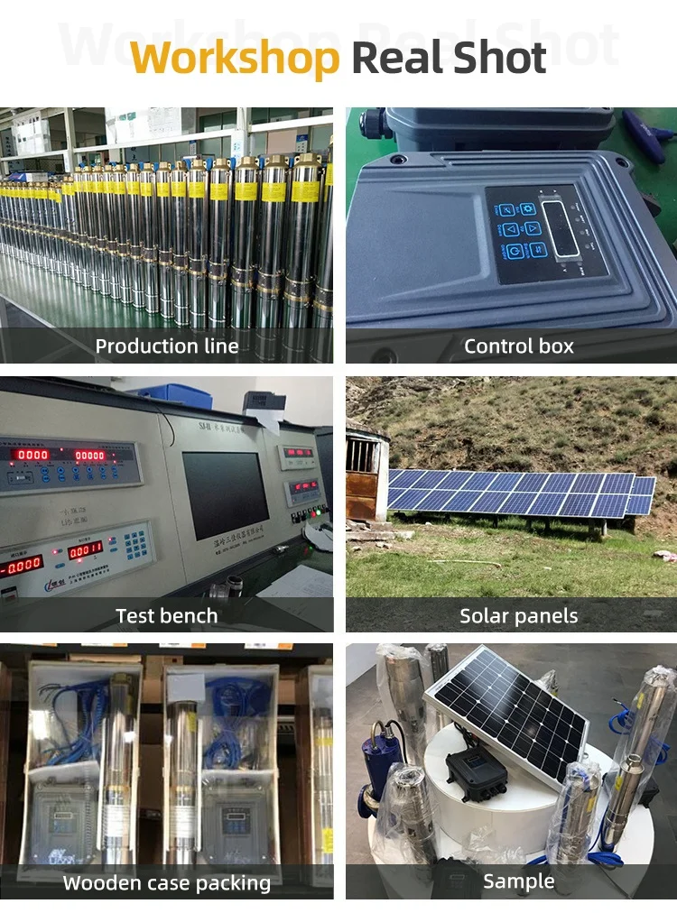 15kw 22kw hybrid AC DC solar power pumps borehole submersible water pump for irrigation and livestock