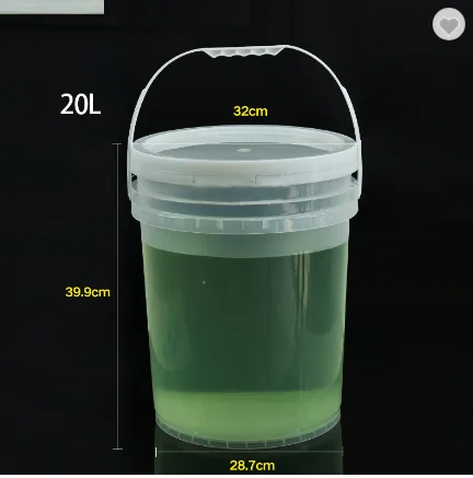
Wholesale 5 Gallon White Plastic Buckets With Lid Plastic-Paint-Bucket 