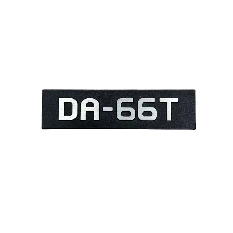 Custom Design Aluminum Embossed Logo Label Metal Material Die Cast Caboodles Raised Text Nameplate for Package
