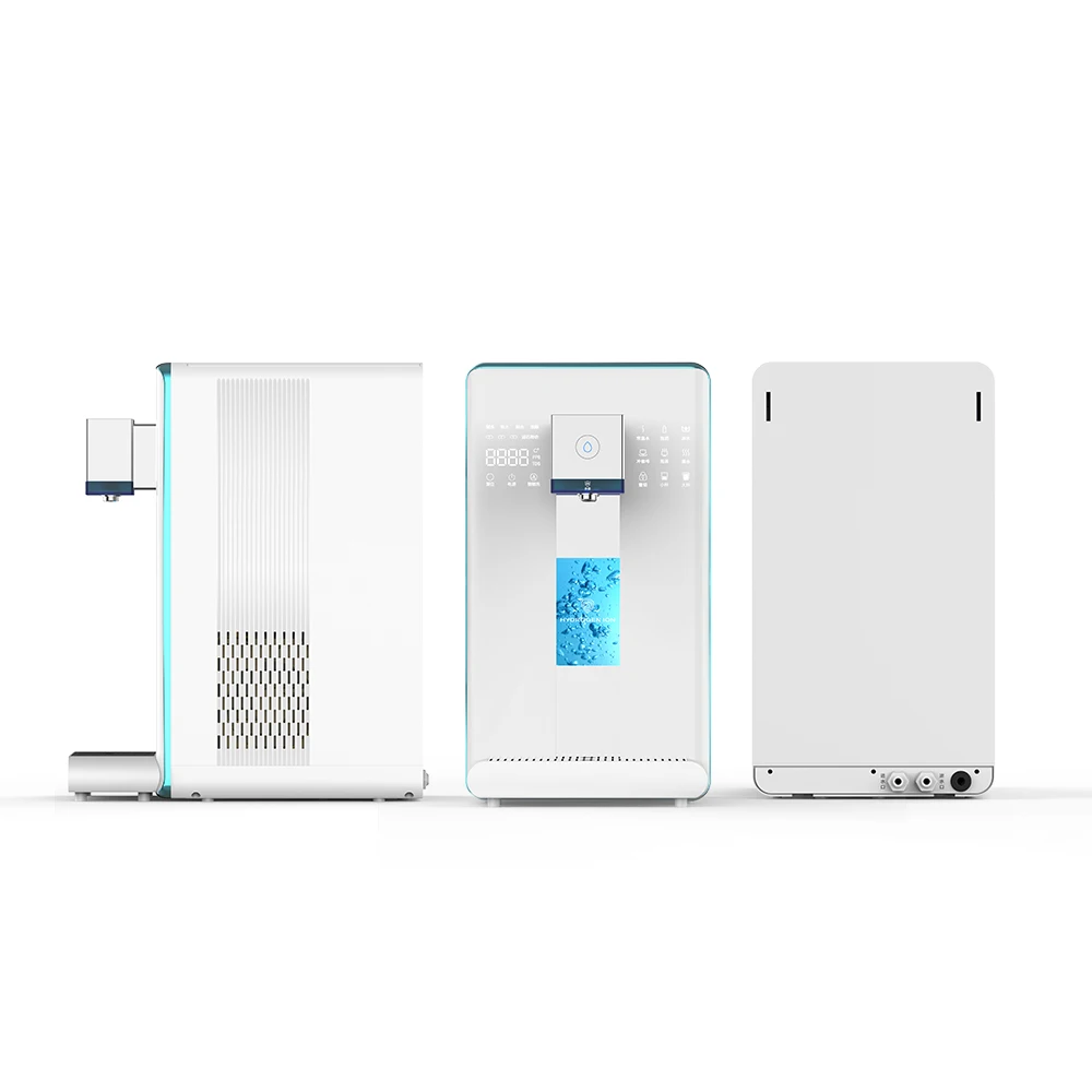 kitchenware under sink tankless water electrolysis hydrogen generator smart home RO filter water purifier