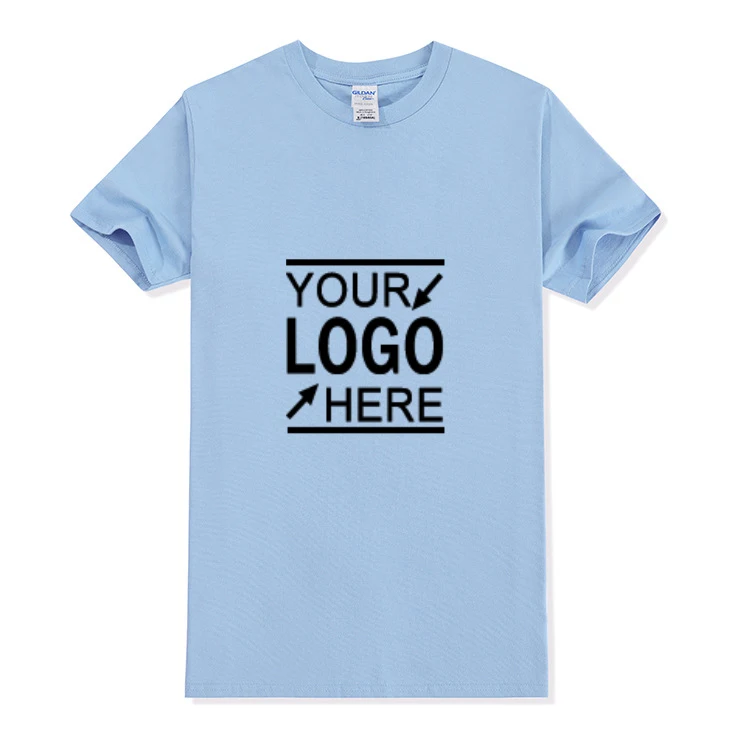 new cheap create your own brand logo and design round neck plain 100% cotton pink t-shirt with short sleeve for summer promotion