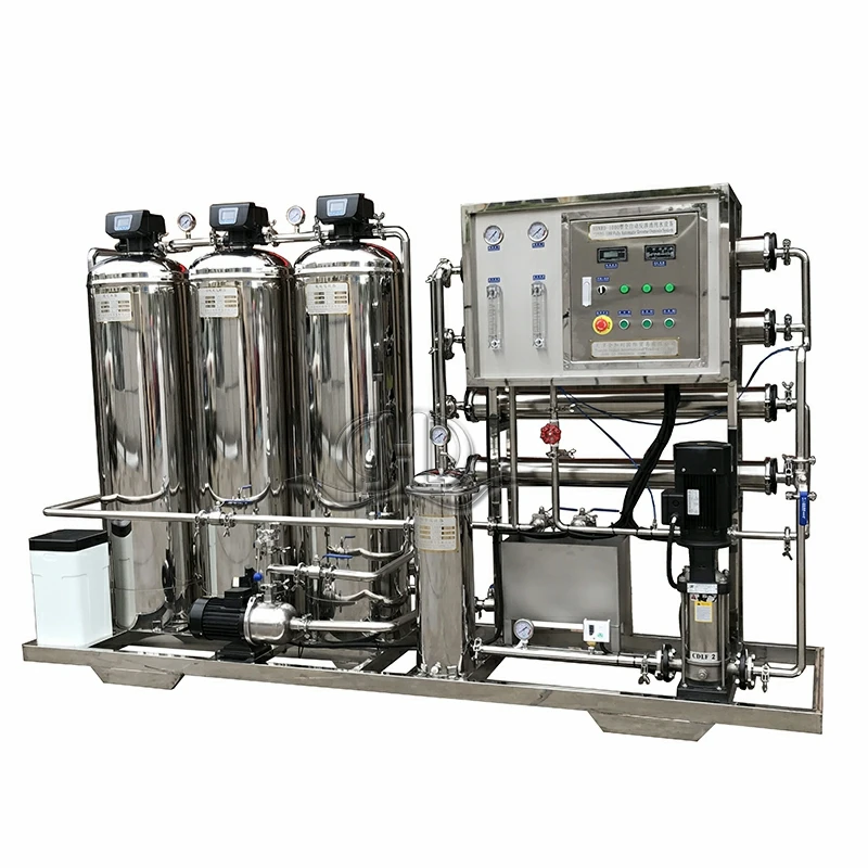 Electronics Two Stage Reverse Osmosis Water Filter System Ultrapure Economic Deionized water Equipment with EDI