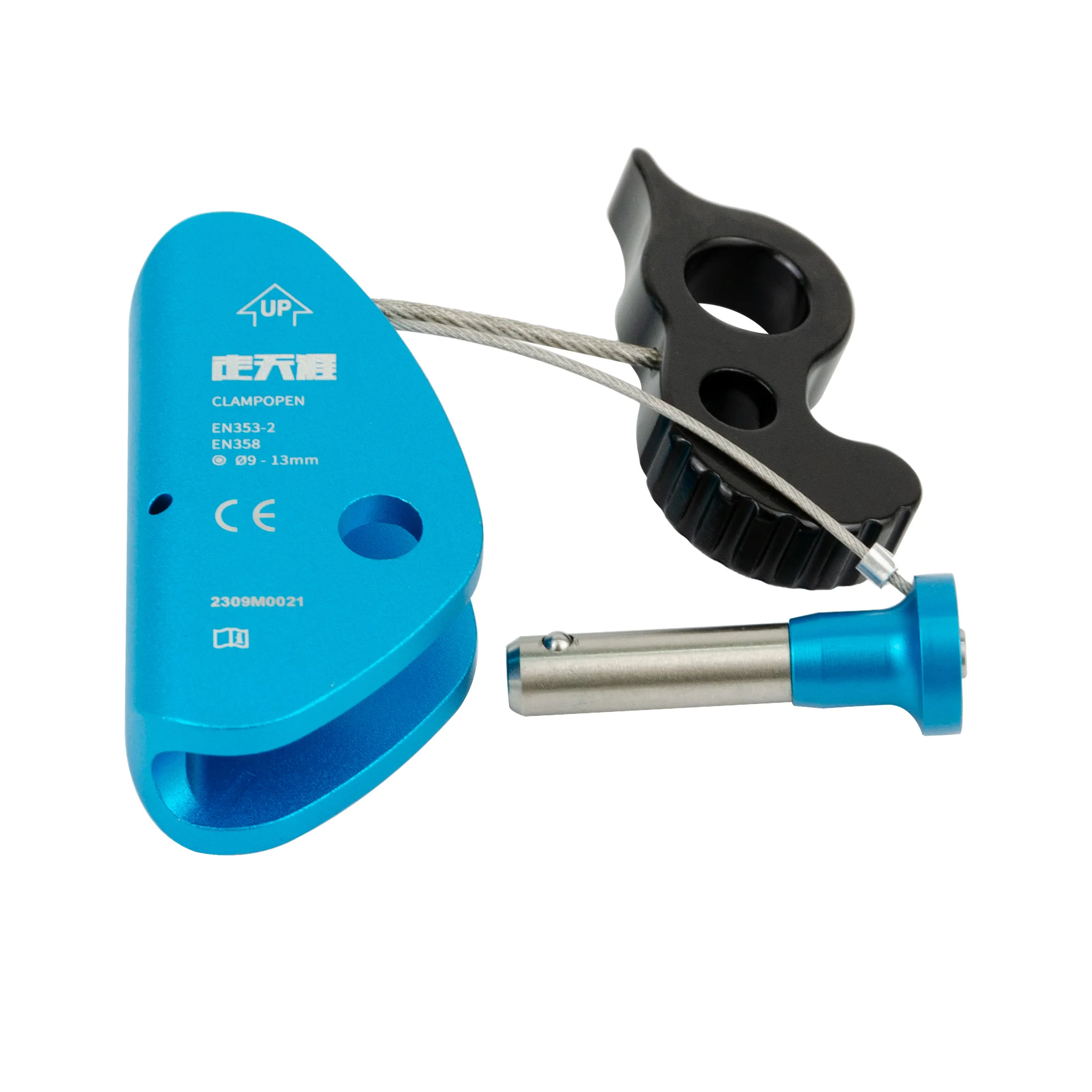 Safety Rescue Rope Grab High quality aluminum safety rescue rope grab for falling protection  Rope Clamp(Openable)