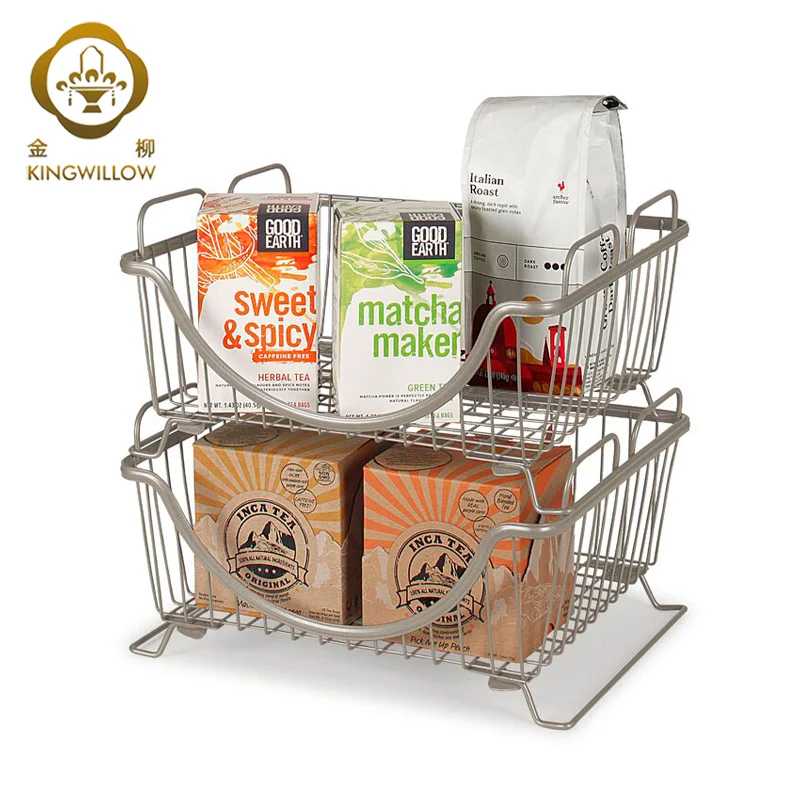 Yanyi Farmhouse Storage Basket Metal Crafts Fruit Basket Wire Other Metal Furniture