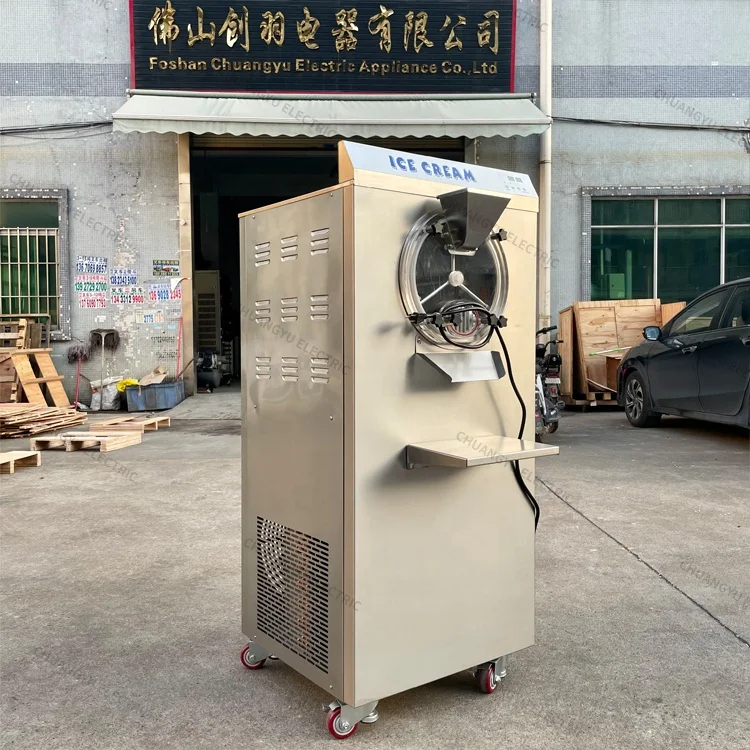Hot Selling 220V 2300W Commercial Ice Cream Gelato Batch Freezer For sales