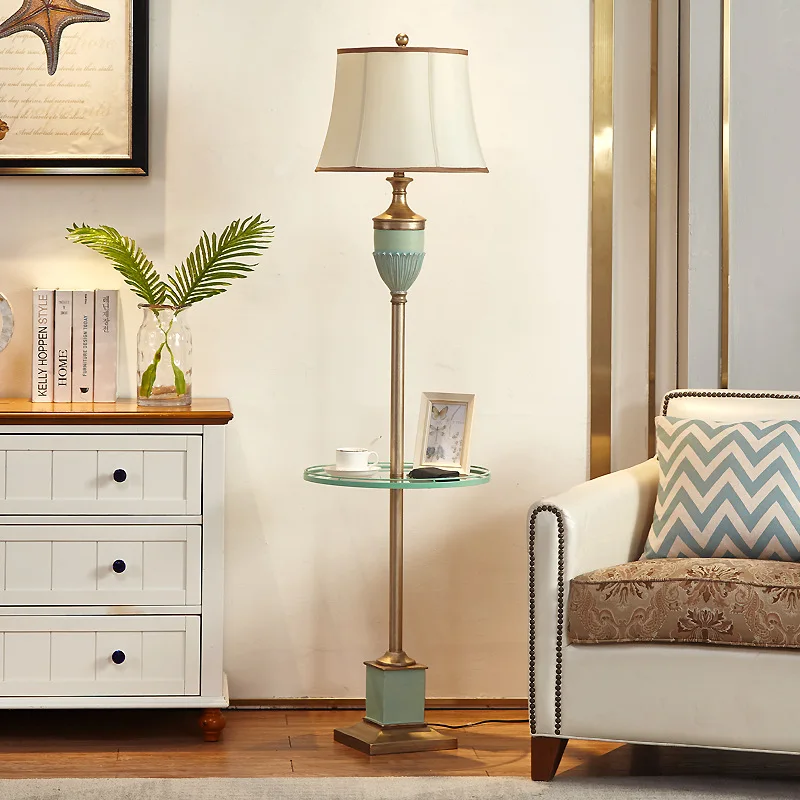 Тканевый абажур в американском стиле металлическая подставка светодиодная Роскошная лампа Современная Длинная черная алюминиевая для отеля и дома