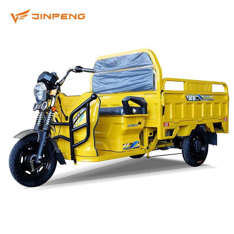  JINPENG Горячая продажа Электрический трехколесный велосипед 3 колеса ev высокая грузоподъемность грузовой для рынка
