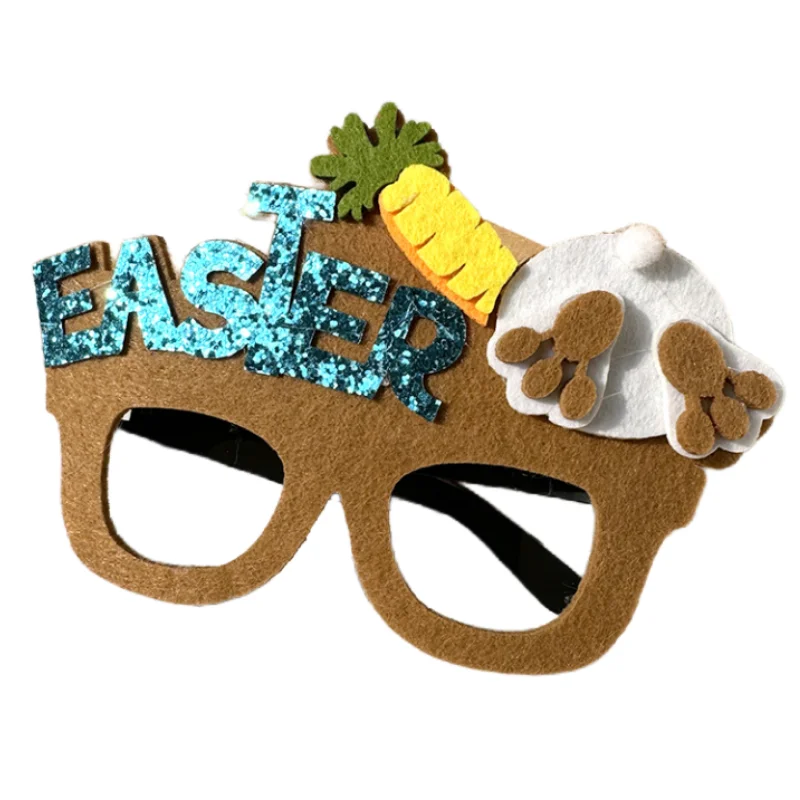 Children Easter Bunny Glasses Easter Chicken EggRabbit Eyeglass Frame party decoration lovely funny photo props party Eyeglasses