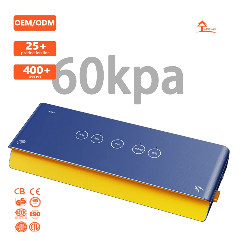 Landwee Manufacturer Automatic Powerful Vacuum Food Sealers Household Vacuum Preservation Machine Electric Vacuum Sealer