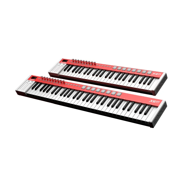 MIDIPLUS X6pro mini Professional-Grade 61-Key Usb Midi Keyboard Instrument 128 Tone Options Music Inspiration MIDI Controller