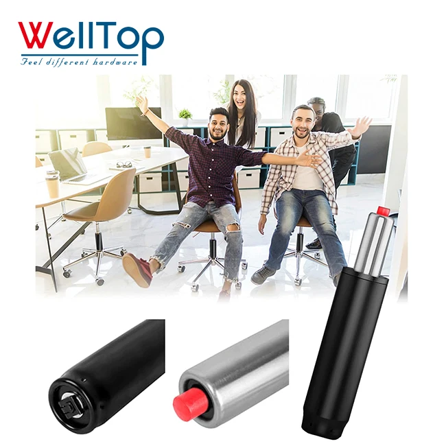 Новая мебельная фурнитура WELLTOP газовый пружинный подъемник Регулируемый Гидравлический сменный баллон демпфер давления для офисного кресла