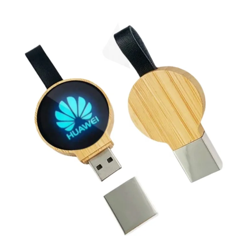 Electronic Promotional Gadgets Led light up Logo USB flash drives 32GB 64GB custom glowing logo memoria USB stick128GB