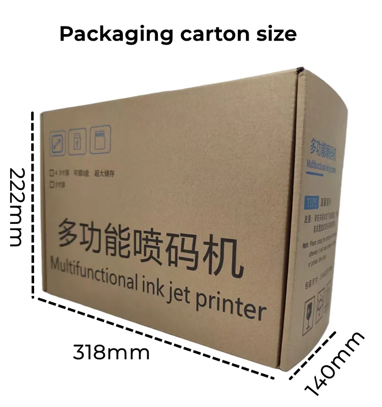 The New Listing 600Dpi 127Mm Cardboard Ink Cartridge For Handheld Inkjet Printer Guangzhou