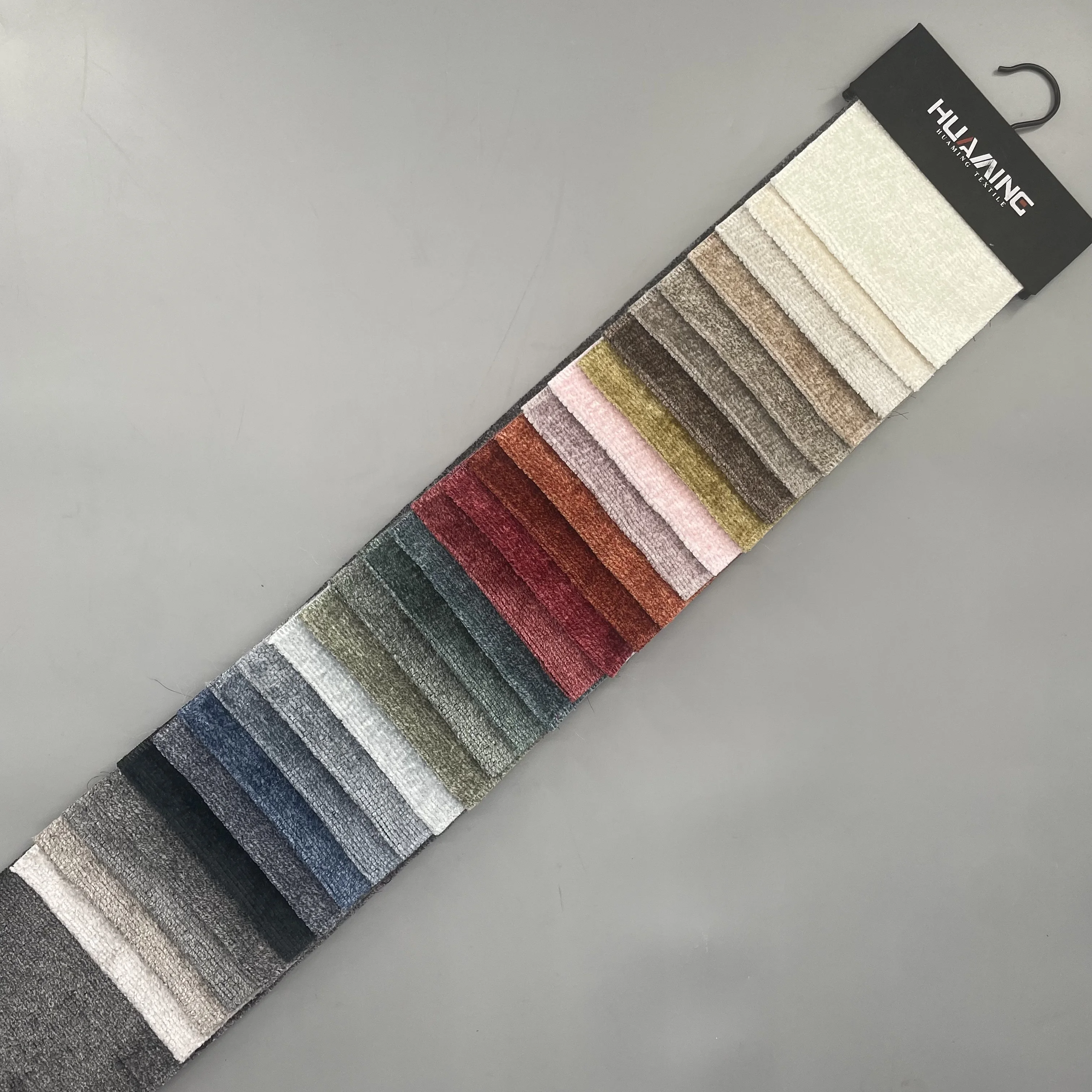 Smooth beautiful plain fabric multiple colors 390 GSM for sofa fabric