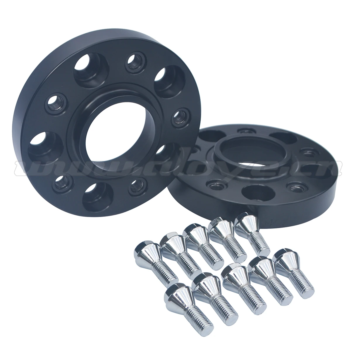 5x120 72.6 Staggered Wheel Spacers Kit 20mm W/ Short Head Bolts Fits E60 E63