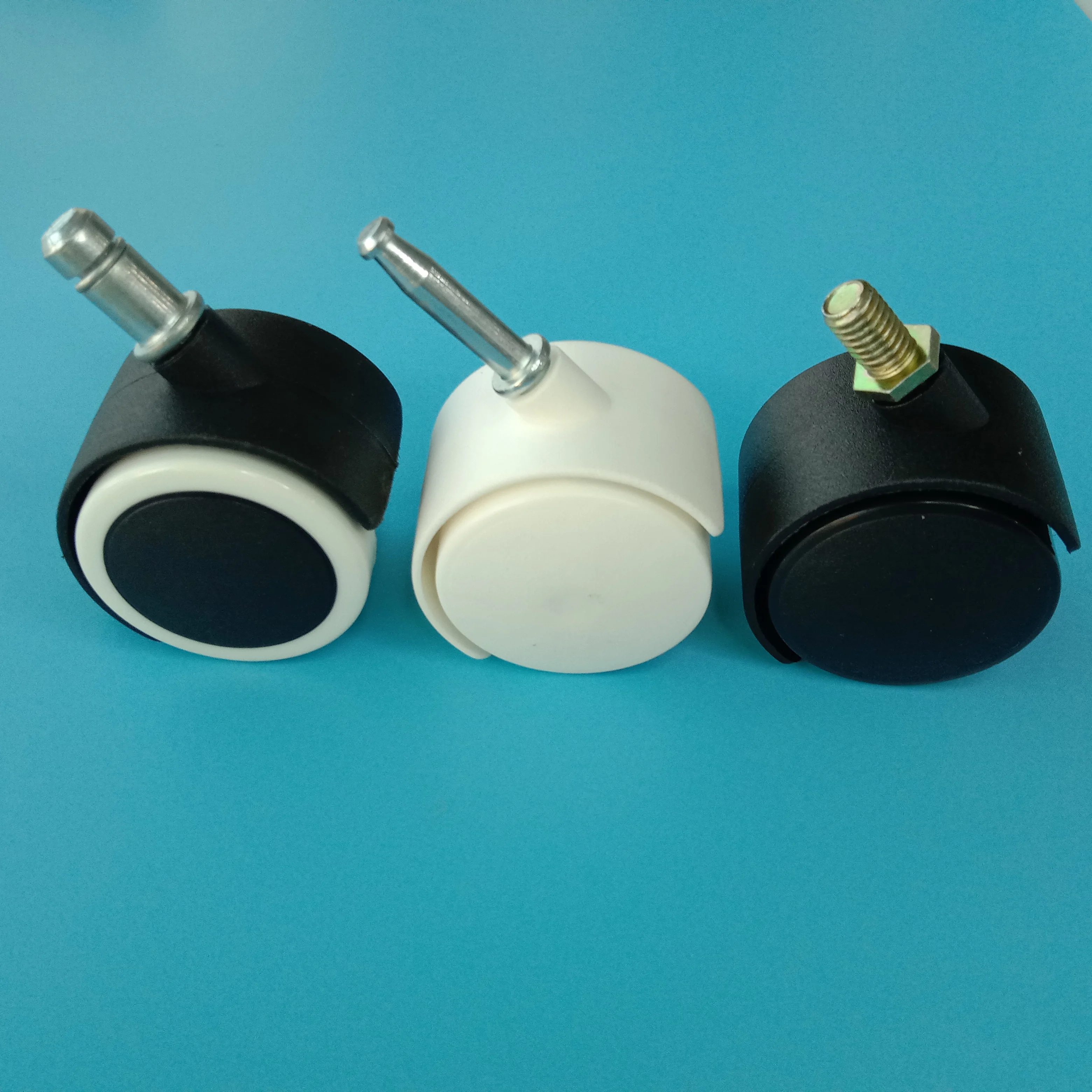 Caster Wheel for Moving Threaded Stem Caster PVC PU Material Caster Wheels for Office Chair