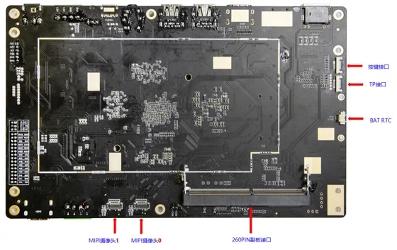 High-temperature Environment RK3588 8K Embedded System Board 8K Video AI 8G RAM Android 12 For Subway Turnstile