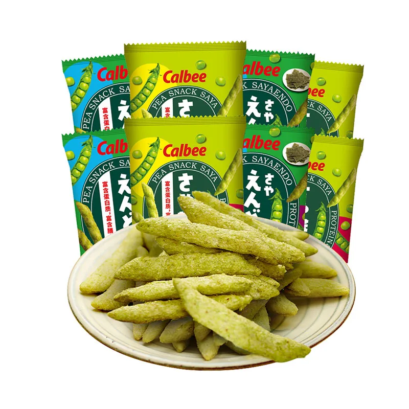 Potatoes chips  puffed snack pea snacks crispy pea Exotic snacks original flavor Puffed food 64g