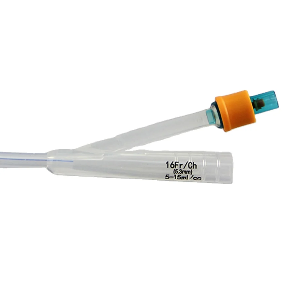 Hot Selling Medical Urethral Ballon Catheter Silicone Foley 3 Way Catheter