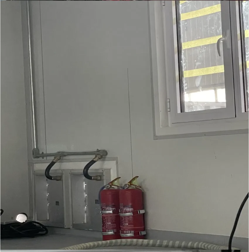 Explosion proof 40 feet container for natural gas metering station.