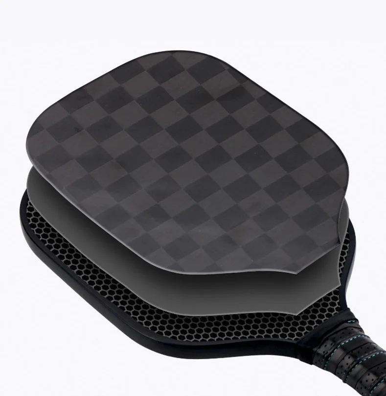 Outdoor Indoor Fiberglass Paddles USAPA Approved Carbon Fiber T700 UV Printing Customized handle grips pickleball paddle