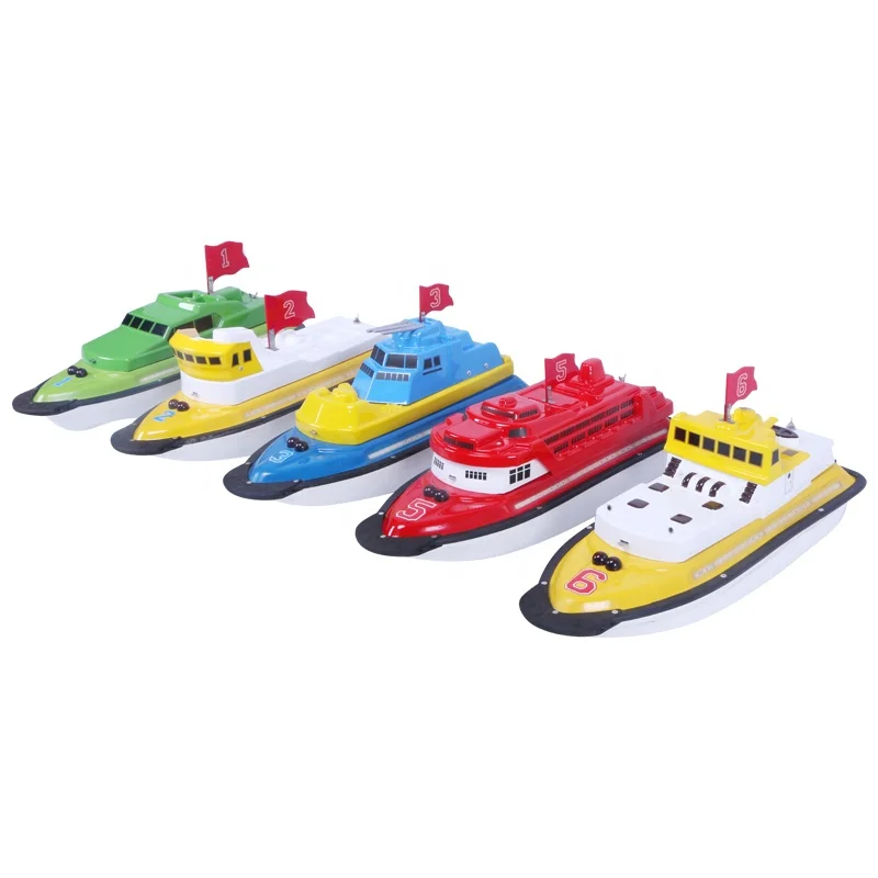 Remote control boat for indoor or outdoor children playground.