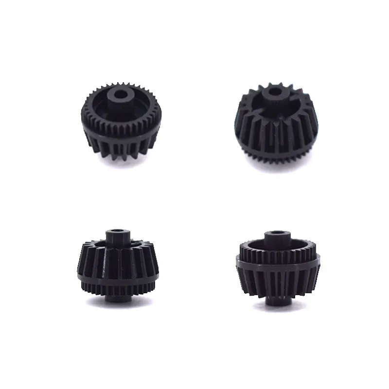 Custom plastic crown gear single and double reduction gear worm gear mold injection molding service for DC motor