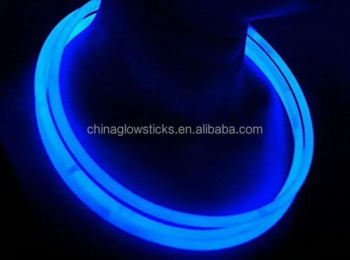 22' glow necklaces with connector cheering glow stick necklace party