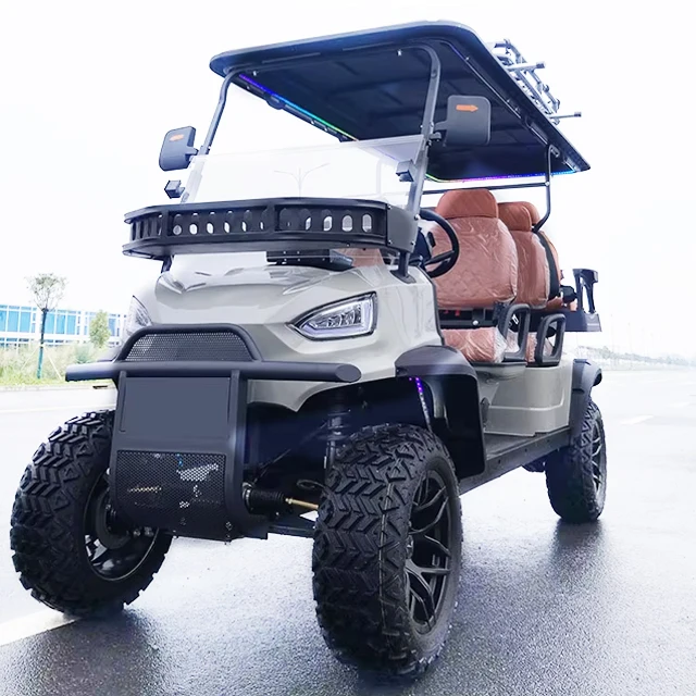 Factory Direct Supply Electric Vehicle 2 4 6 8 Seater Electric Sightseeing Car Golf Cart Import Golf Cart Leather Cover For Sale
