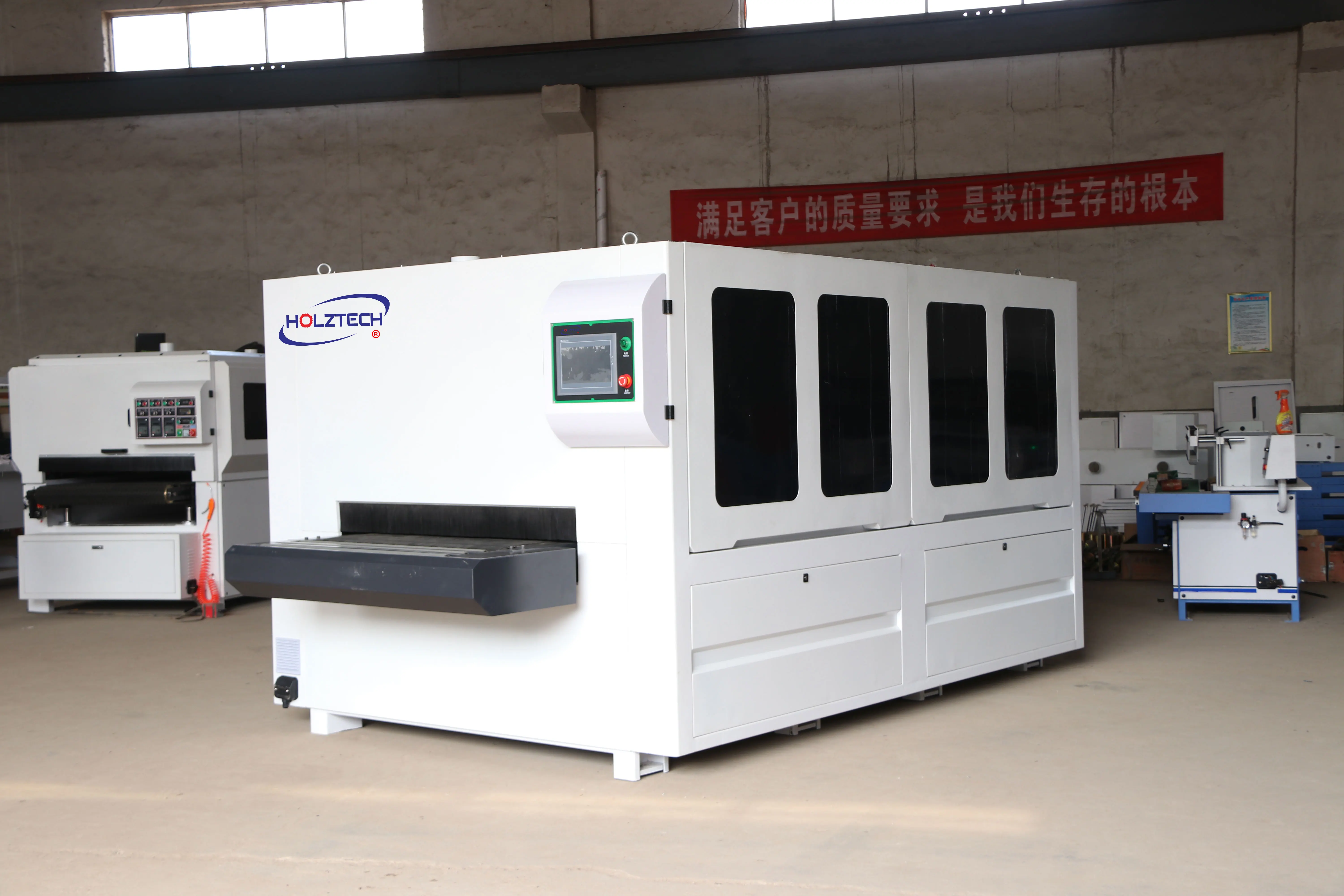 1000mm Woodworking Brush Sanding Machine Wood Door Sander Automatic Polishing Machine