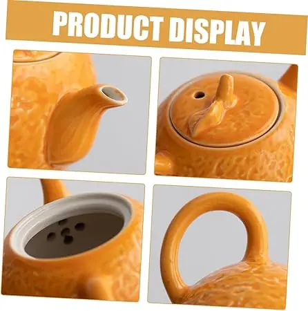 Portable Ceramic Tea Pot Kettle Handmade Porcelain Tea Kettle Set