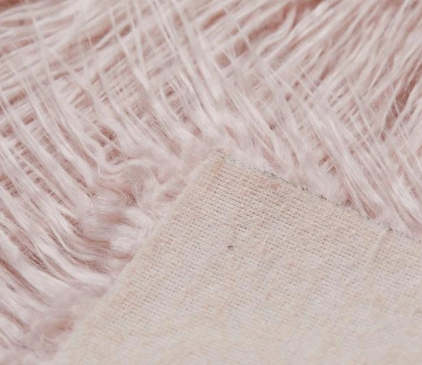 
 Трикотажная ткань из искусственного меха, длинный ворс, полиэстер, замечательный розовый 58/60 дюйма, 58 98SH38SSD T/T L/C CN;SHG Yuekun 450-650 г/м, 450-650gsm  