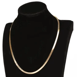 Custom Jewelry All Size Stainless Steel Chain Jewelry Dainty Twisted Figaro Snake Chain 18K Gold Plated Men Women Chain Necklace