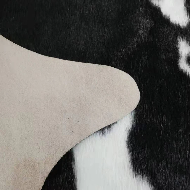 
Cheap good quality eco-friendly anti slip cow color mat living room carpet rugs 