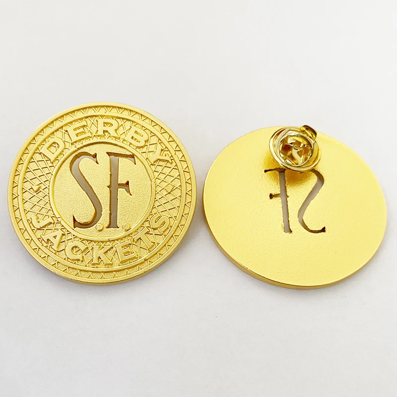 Promotional cheap custom best quality metal lapel button badge