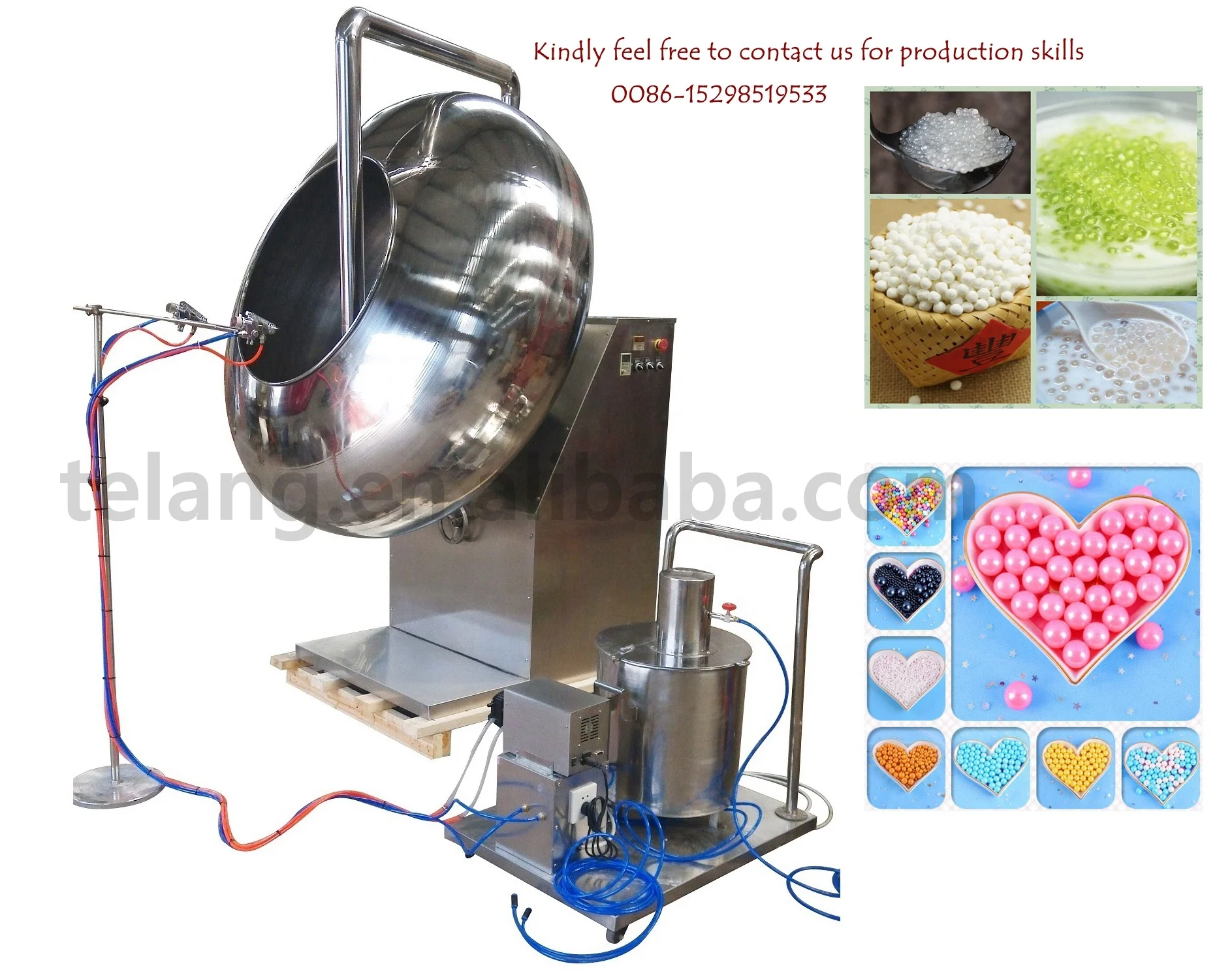 Quality sago tapioca pearl pellet ball making machine for bubble tea