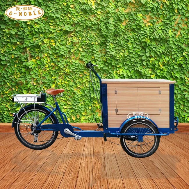O-NOBLE Commercial Tricycle Delivery Bike passenger tricycle with cabin